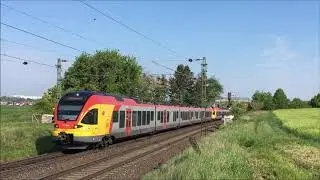 Eisenbahnvideo Main-Weser Bahn, Kirch G&ouml;ns, Hessen