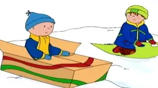 Trineo con Amigos | Caillou en Español Castellano
