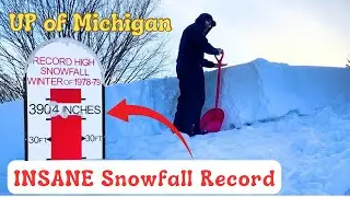 Keweenaw's EPIC Snow Amounts| Midwest's SNOWIEST Destination