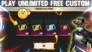 🤪 How To Get Unlimited Custom Room  Card In Free Fire 2022 | How To Play Unlimited Custom 2022