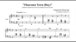 Pok&eacute;mon Diamond and Pearl - Floaroma Town (Day) (Piano Sheet Music)