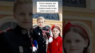 #PrinceJacques and #PrincessGabriella show they are the future at latest engagement #shorts