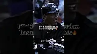 Michael Jordan really dominated in baseball😭#nba #shorts #mlb