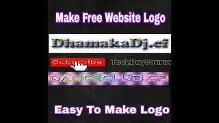 How To Make Best Free Advanced Logo For Website By TechBoySourav