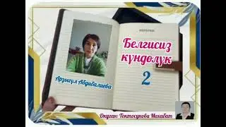 Арзыгүл Абдибалиева Белгисиз күндөлүк  2- бөлүм