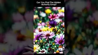 Can You Find the Hidden Butterfly Emoji? #emoji #emogichallenge #butterfly