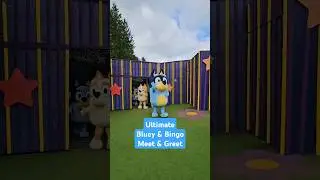 New Bluey Family Meet and Greet At CBeebies Land #planitpark #bluey #cbeebiesland
