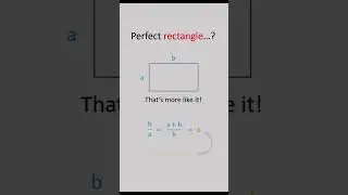 Golden Ratio | You won't believe how simple it is to define perfection! #math #goldenratio #maths