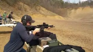 Steve Shooting Full Auto at Lapeer Pit