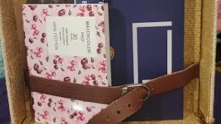 Вторая часть преображения обложки альбома для вырезок.