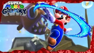 Super Mario Galaxy Walkthrough ᴴᴰ | Drip Drop Galaxy (All Power Stars)