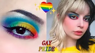 Gay Rainbow Flag Inspired MakeUp Look️&zwj;🏳️&zwj;🌈️&zwj;🌈