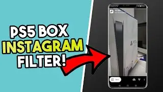 How To Get PS5 Box Instagram Filter | Playstation 5 Filter
