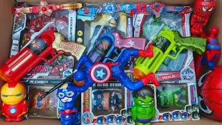 Unboxing Box Of So Much Fun Spiderman, Iron Man, Captain America, Hulk Toys