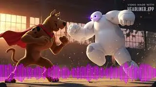 Scooby Doo Showdown in Ghost Town Scooby-Doo Voice Clips VS Nerd School Baymax instrumental (Mashup)