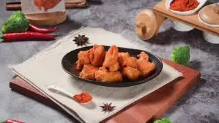 Food Image effect Chicken fry 😋 HD quality Video Background no sound 🍁