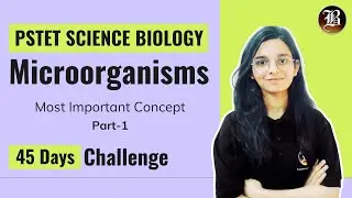 Microorganisms Part-1 | PSTET Science | PSTET Biology Paper-2 | 45 Days Crash Course Bansal academy