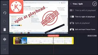kinemaster split problem solution, split play at head