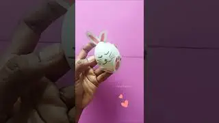 🥰Cute Easter Egg Decor🐇🥰 #shorts #diyideas #easter #easterbunny #eastercrafts #crafts#papercraft#diy