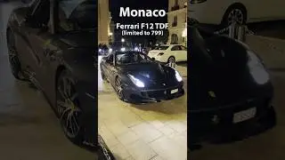Limited Ferrari F12 TDF at Place du Casino #ferrari #ferrarif12 #supercars #montecarlo #monaco #car