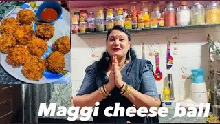 Maggi cheese ball || homemade recipe 
