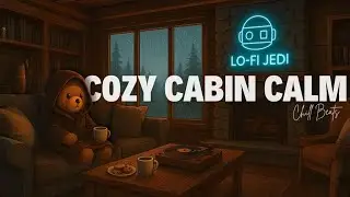🔥 Live Lo-Fi Jedi Teddy | Cozy Cabin Rain & Fireplace &ndash; Dreamy Lo-Fi for Focus, Relaxation & Calm (