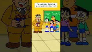Happy Teacher's Day || Teacher's Day cartoon shorts  #youtube #animation #shorts #happyteachersday