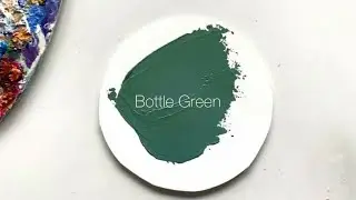 Bottle Green Colour | How to make Bottle Green Colour | Colour Mixing  | Acrylic Paint