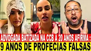 ADVOGADA  FIEL DA CCB DENUNCIA! | 9 Anos de Falsas Profecias me Arruinaram 😱