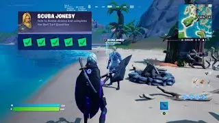 Fortnite - Talk To Scuba Jonesy And Complete The Surf Turf Questline