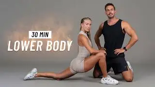 30 Min Lower Body Workout - Strong Legs & Glutes (No Equipment)