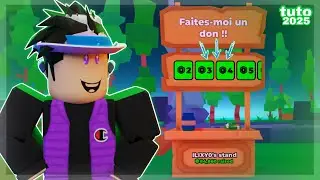 COMMENT METTRE LES PRIX SUR LE STAND PLS DONATE en 2025 ?! Roblox