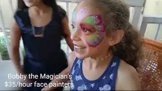 Vancouver Surrey BC, Wedding Wire Reception, Kids Zone, Face Painting, $35 per hour