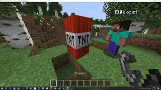 Взрываем тнт с модом Mega TNT Mod