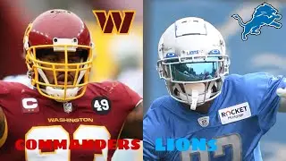 Commanders Vs Lions Preview! Final Injury Report Update |Jonathan Allen Is Now Questionable ?