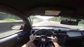 2014 5.0 Mustang Driver view of 160mph
