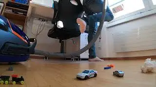 Dust cleaning and vacuuming the children room