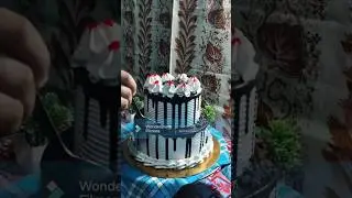 1KG TWO TIER CHOCALATE CAKE DESIGN
