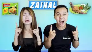 24 JAM MAKAN SESUAI NAMA ALFABET ZAINAL!!