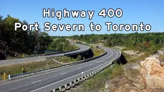 Ontario Highway 400 South - Port Severn to Toronto - 2019/07/19