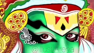Onam Special Art Majestic King Mahabali: The Onam Legend 🙏💫