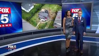 Firefighters trapped in house fire