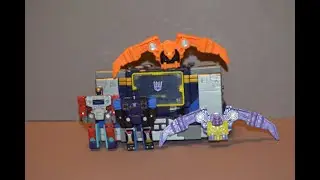 Transformers Soundwave Spy Patrol 3 Wingthing Frenzy Skar and Knok