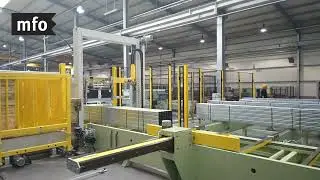 Automatyczny system pakowania przy produkcji profili stalowych do suchej zabudowy GK - MFO S.A.
