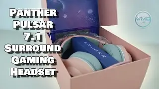 Panther Pulsar 7.1 Surround Gaming Headset Review - PINK Gaming Headset!
