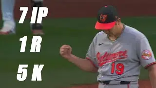 Tomoyuki Sugano Throws 7 Strong Innings vs Mariners! | 菅野智之 ハイライト