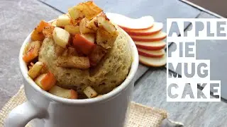 Healthy Mug Cake Recipe | How To Make A Healthy Low Fat Apple Pie Mug Cake