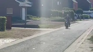 AJS bigport 1927 driving
