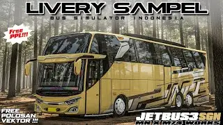 Livery Sampel Mod JB3 SGN MN X M74 WORKS || free polosan vektor dan PPL