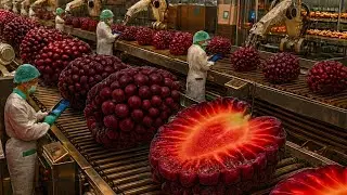 Inside a Modern Boysenberry Processing Plant: From Raw Berries to Dark Berry Syrup (Full Process)